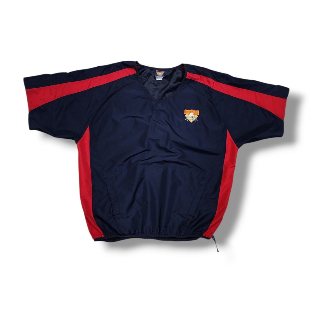 Cooperstown Dreams Park Pullover Windbreaker Warm Up Jacket Top Baseball Large